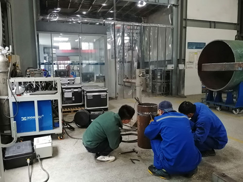 熊谷管道自动焊培训学员考试